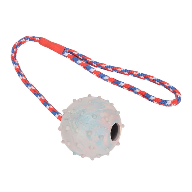 Juguete de pelota para masticar para cachorros, pelota de goma para masticar para perros, pelota de goma para masticar para perros, pelota de ejercicio para mascotas, juguete probado y confiable Jadeshay A