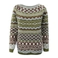 thumbnail image 3 of Chandails pour Femmes 2025 Hiver Tendance Décontracté Ample à Manches Longues Tricoté Chandail Haut, 3 of 5