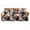 Colorful, variant on 1 2 3 4 Seater Printed Black Sofa Cover Couch Slipcover, Elastic Stretch Armchair / Loveseat / Couch Sectional Sofa Slipcover Furniture with 1 Pillowcase Protector Dog Pet