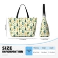 thumbnail image 4 of Pofeuu Seahorse Print Beach Bag,Waterproof Sandproof Beach Tote Bag, Large Capacity Foldable Beach Bags for Women, 4 of 7