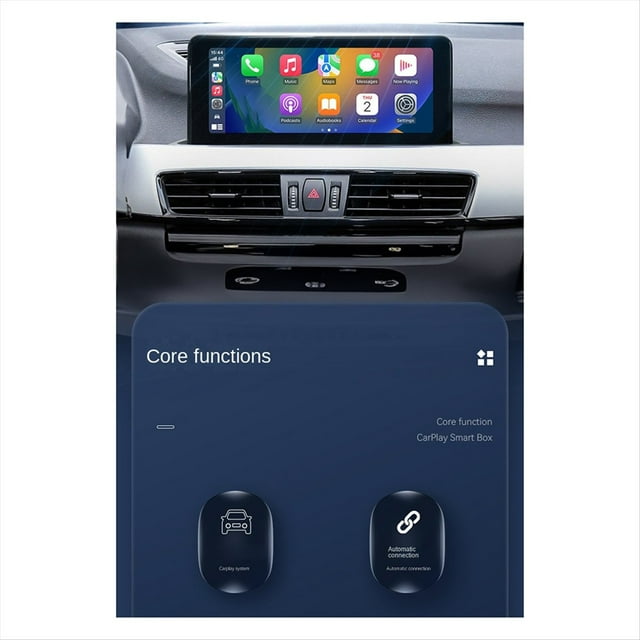 CarPlay Box Android Auto Convertidor Inalámbrico CarPlay Coche Android Smart Box Adaptador de Coche Adaptador Inalámbrico Fácil de Llevar