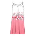 thumbnail image 7 of Women's Summer Boho Midi A-Line Dress Spaghetti Strap Sleeveless Tropical Palm Tree Print Flowy Beach Sun Dress Casual Vacation Holiday Apparel, 7 of 7