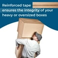 thumbnail image 5 of IDL Packaging 3" x 375' Reinforced Water-Activated Kraft Gummed Tape 70lb Thickness (Pack of 10) - Secure Paper Packing Tape for Secure Carton Sealing, 5 of 6