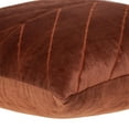 thumbnail image 5 of Parkland Collection Tobyn Transitional Quilted Burnt Orange Throw Pillow, 5 of 7