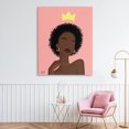 thumbnail image 2 of Stupell Industries Pink Aliza Portrait Canvas Wall Art design by Sierra Siler, 48 x 36, 2 of 7