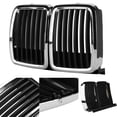 thumbnail image 3 of Grilla Delantera, Instalacia simple lujosa 51131884350 Grill de Riñón para Automóvil, 3 of 7