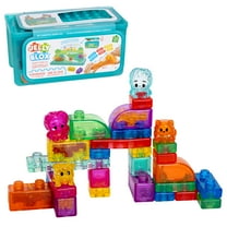 Jelly Blox Playground Store & Play- 30 Piece Set of Building Blocks that Bend the Rules!