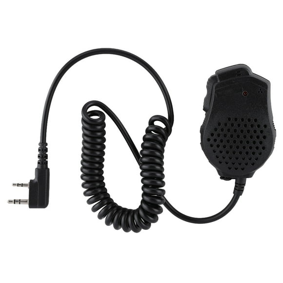 Sonew High Sensitivity Handheld Speaker Microphone Dual PTT for Walkie Talkie UV-82 Series, Handheld Microphone, Speaker Mic for Walkie Talkie