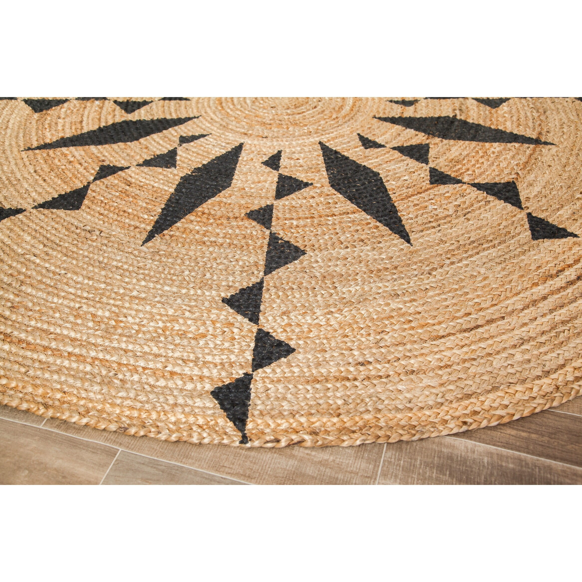Jani Cuitlahuac Tribal Round Area Rug 4' Round 4' Round