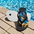 thumbnail image 3 of Psesaysky Boys Girls Flip Flops Sandals Blue Dragon Print Water Park Summer Beach Swim Pool Shoes for Kids Indoor and Outdoor Size 10, 3 of 7