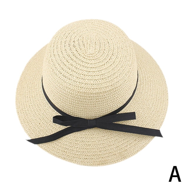 Summer Beach Sun Hat Foldable Ladies Straw Hat A8J7