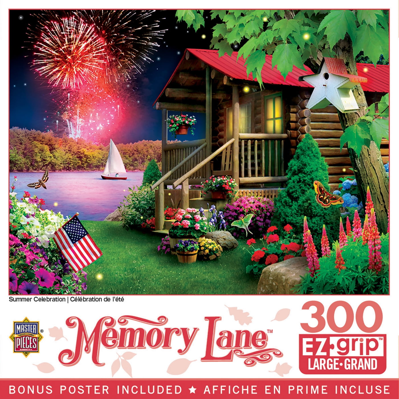 MasterPieces 300 Piece EZ Grip Jigsaw Puzzle - Summer Celebration - 18'x24'