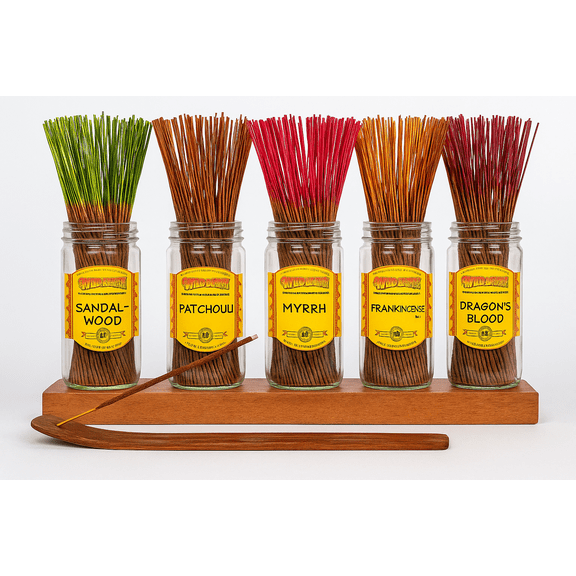 100x Wild Berry Traditional 11' Incense Sticks - Sacred Resins & Woods - Variety Pack