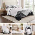 thumbnail image 6 of Queen Quilt Set 90''x96'', Mountain Lightweight Summer Bedspread Coverlet Set with 2 Pillow Shams, Eagle Sky Cloud Black and White Landscape Breathable All Season Quilt Bedding for Bedroom/Guest Room, 6 of 9