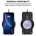 thumbnail image 4 of Belkin 5W Wireless Charging Pad for Qi Devices like iPhone and for AirPods - Black, 4 of 11