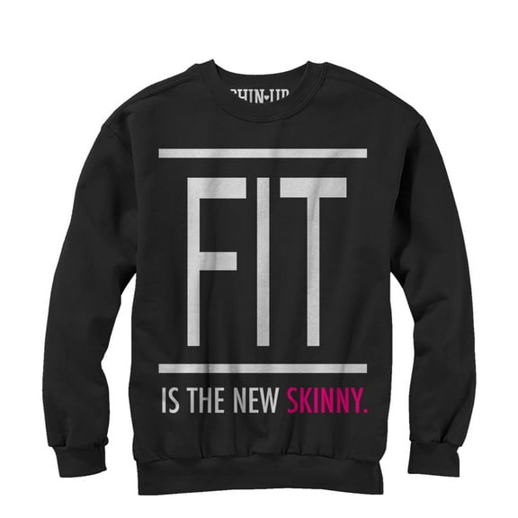 Women's CHIN UP Fit is In Sweatshirt Black Large