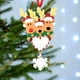 thumbnail image 5 of Decoración personalizada del árbol de Navidad de la familia de renos Navidad Elk Adorno de bricol Abanopi Ornamento, 5 of 7