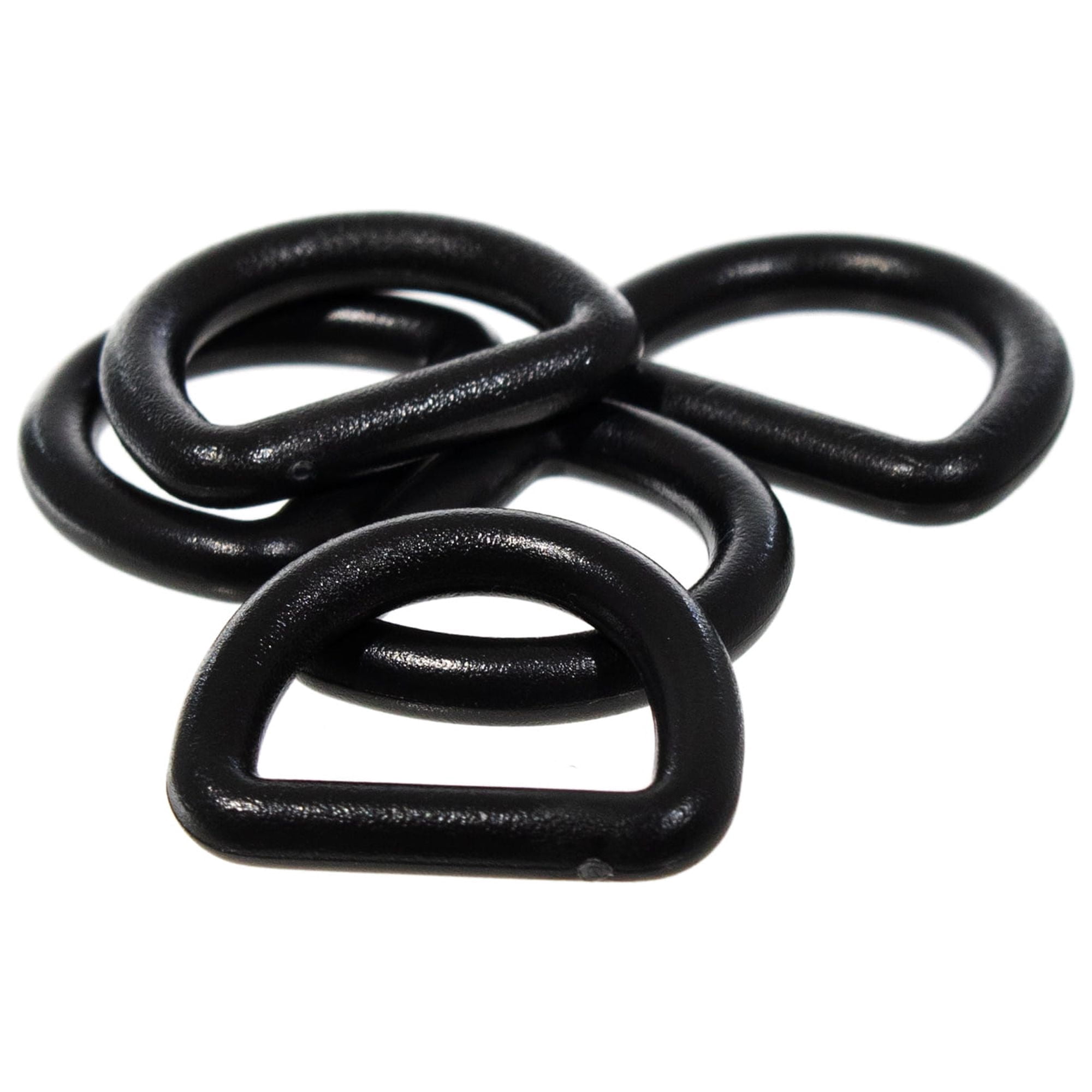 Paracord Planet Black Plastic D-Rings – Multiple Sizes & Packs – Lightweight – All Purpose