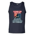 thumbnail image 1 of I Stand For The Flag I Respect The Fallen Love My Country DT Adult Tank Top, 1 of 2