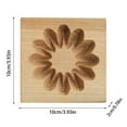 Carved Wooden Cookie Kitchen Cookie Cutter Cookie Stamp Stamp Cookie