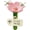 Pink, variant on Rongyun Bee Watering Station for Garden, Flower-Shaped Ceramic Cups for Bee Drinking, Bee and Butterfly Outdoor Feeder