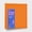 Orange, variant on Clear View 3-Ring Binder, 1" D-Ring Holds 220 Sheets, 4 Inner Pockets, Durable Polypropylene & Metal for School Office Organization