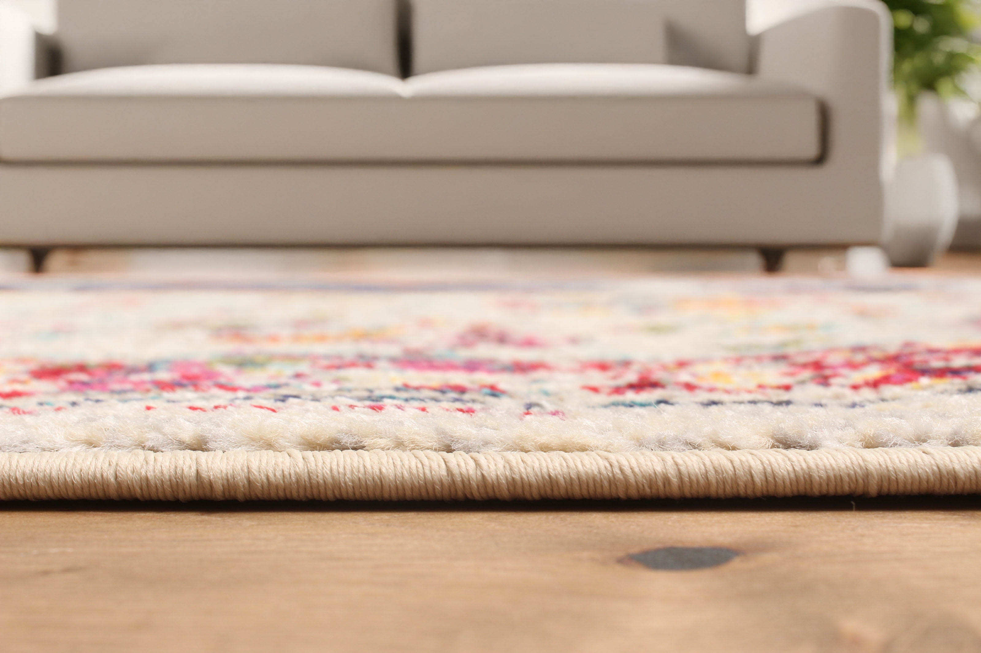 ECARPET Tapis Traditionnel Jasmine pour Salon, Chambre, Salle A Manger, Entrée, Couloir et Plus Encore.