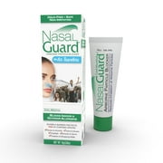 NasalGuard Airborne Particle Blocker Nasal Gel for Air Travelers - Drug-Free, Non-irritating, Non-drowsy, Ideal for Airplane Travel (Cool Menthol) - 10 gram Tube (0.35 oz, Pack of 1)
