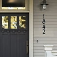 thumbnail image 2 of HASWARE 6 inch (15 cm) Floating House Number Apartment Door Numbers Mailbox Address Sign, ABS Plastic (#5, Black), 2 of 6