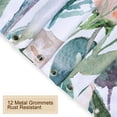 thumbnail image 6 of Leaf Shower Curtain, Green Leaves Shower Curtain, Pink Floral Shower Curtains for Bathroom, Sage Green Plant Bathroom Decor, 72" x 72" Inches, 6 of 6