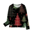 thumbnail image 5 of Christmas Kids Shirt Girls Christmas Top Boy's Christmas Shirt Girls Long Sleeve Prints Shirts Christmas Crewnecks Tops Dressy Casual Blouses Clothes, 5 of 6