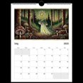 thumbnail image 5 of Mushroom Ghost 2025 Calendar, 8.5 * 11" Vintage Cottage Core Ghost Calendar, 5 of 5
