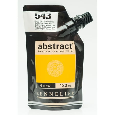 UPC: 3046450042211 | Sennelier Abstract Acrylic 120ml Satin Cadmium Yellow Deep Hue