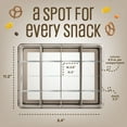 thumbnail image 6 of COOK WITH COLOR Snack Box, 16-Compartment Lunch Box & Food Storage Container, Brown, 6 of 9