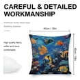 thumbnail image 2 of fish aquarium coralsLinen toss pillowcase decoration pillowcase gifting preferred 18x18 inch cushion cover sofa pillowcase sofa bedroom living room car, 2 of 7