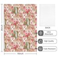 thumbnail image 2 of 2 Pcs Pioneer Flower Floral Print Pattern Kitchen Towels, Funny Microfiber Dish Towel Set, 18" X 26" Tea Towels, 2 of 6