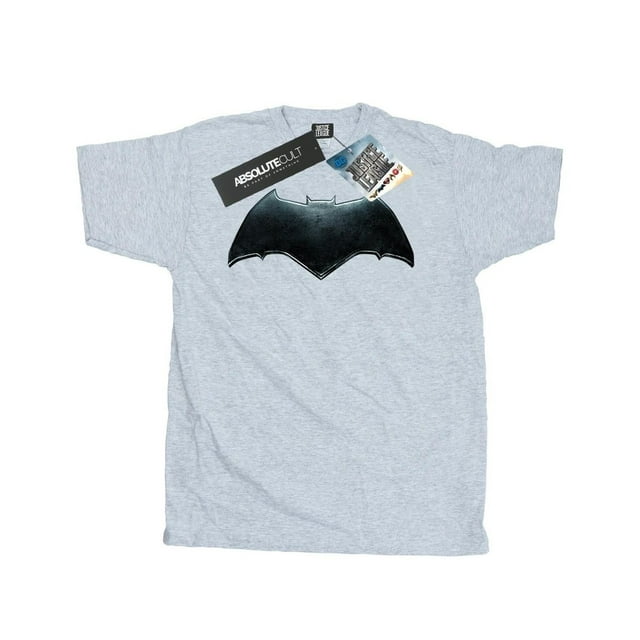 DC Comics Mens Justice League Movie Batman Emblem T-Shirt