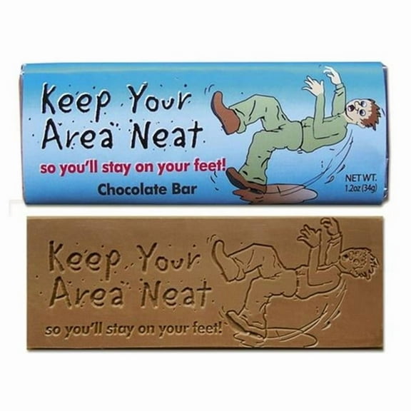 Chocolate Chocolate 310012 Keep Your Area Neat Wrapper Bars - Pack of 50
