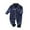 Navy, variant on vdgthytj Toddler Baby Girl Boy Satin Silk Pajamas 2 Piece Long Sleeve Button down Shirts and Pants Sets Sleepwear