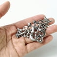 thumbnail image 3 of RONYOUNG 6PCS Viking Celtic Hair Clips Vintage Celtic Hairpins Silver Celtic Hair Slide Hairpins Alloy Knot Hair Pins Viking Celtic Knot Hair Accessories for Girls and Women, 3 of 4