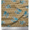 thumbnail image 1 of Soimoi Cotton Voile Fabric Women & Leaves Artistic Printed Fabric 1 Yard 42 Inch Wide, 1 of 1