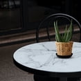 thumbnail image 4 of 25pcs Black Plastic Plant Pot Trays with Round Design for Home Use and Easy Moving 4.5 inch, 4 of 5