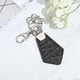 thumbnail image 5 of Leather Keychain,Car Keychain,Keychain for Men,Unisex Keychain,Crocodile Grain Leather Keychain,keychains for car keys, 5 of 5