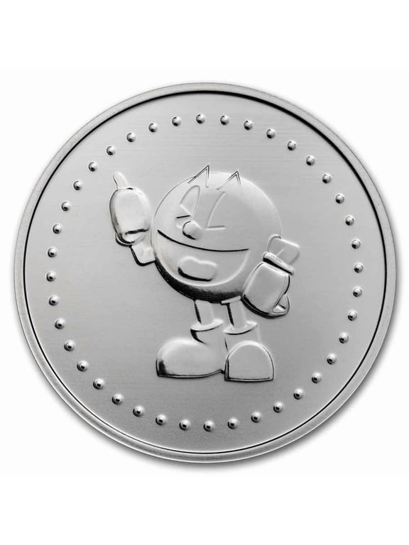Collectible PAC-MAN Game Token - 1 oz Silver Slot Medal