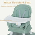 thumbnail image 5 of AILEEKISS 8-in-1 Baby High Chair, Toddler Booster Seat with Dishwasher-Safe Tray, Green, 5 of 11