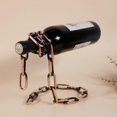 thumbnail image 3 of SURJDE Hanging Iron Chain red Wine Racks Metal handicrafts,Personalized Creative Decoration Suitable for Essential Decorations Such as Restaurants, Kitchens,bedrooms,desks,Hotels,etc.Red Wine, 3 of 7