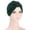 Green, variant on Twist Pleated Turbans for Women Stretch Head Wrap Headband Arab Hair Wrap Chemo Caps