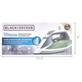 BLACK+DECKER Vitessa Advanced Steam Iron with Retractable Cord, Green