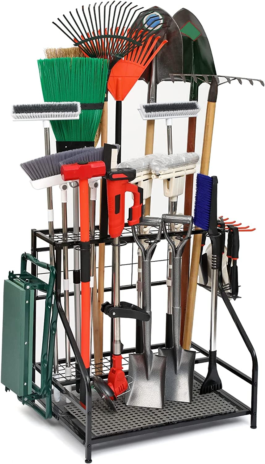 Garden Tool Organizer for Garage, Garden Tool Rack, Tool Organizers and