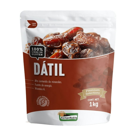 Dátil Kamponoble Con Hueso / Deshidratado / Sin conservadores